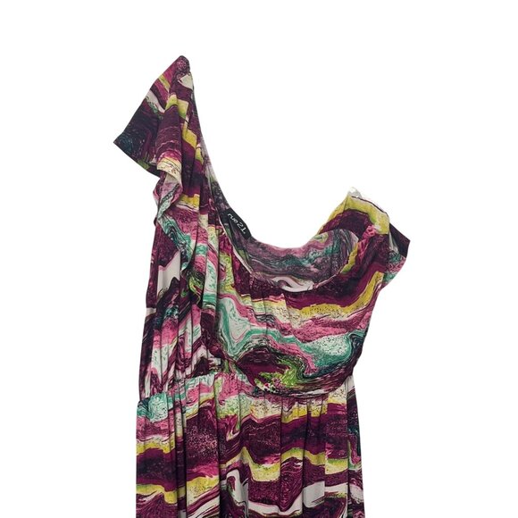 Rue 21 One Shoulder Dress Girls Large Multicolor - Picture 3 of 7